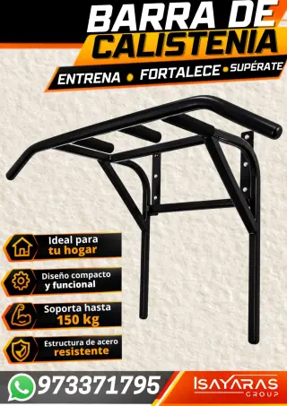 💪 BARRAS DE CALISTENIA – 3 MODELOS- ISAYARAS GROUP