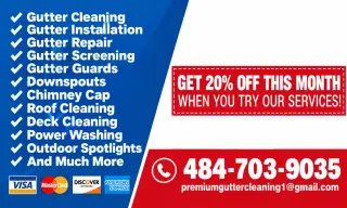 PREMIUM GUTTER CLEANING SERVICES