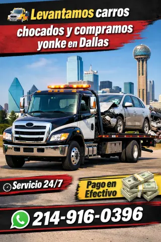 🚗 COMPRAMOS CARROS PARA YONKE 💵 PAGAMOS CASH AL MOMENTO 📞 214-916-0396