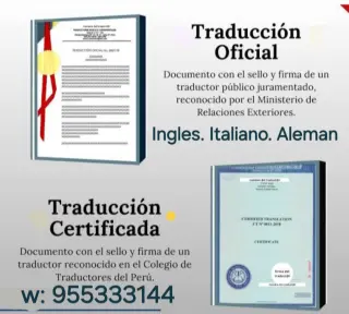 Traduccion Certificada de Documentos