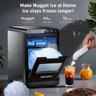 Máquina de hielo Euhomy Pearl L1 Plus para pepitas