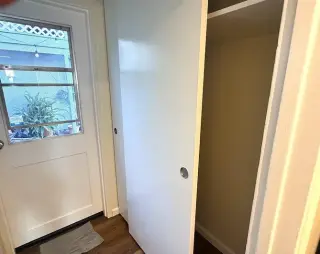 Updated and very private back unit