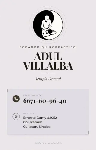Terapia sobador Quiropráctica  para Problemas de Espalda y Articulaciones