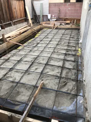 Trabajos de concreto y blocks