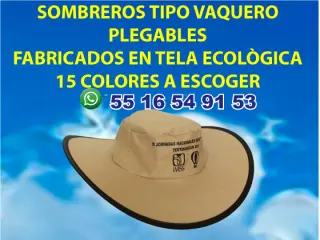 SOMBREROS PLEGABLES PERSONALIZ