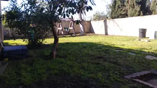 Corte de pasto limpieza con sopladora