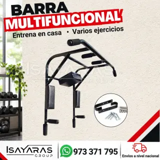 EJERCICIOS DESDE CASA CON NUESTRA BARRA DE CALISTENIA - ISAYARAS GROUP