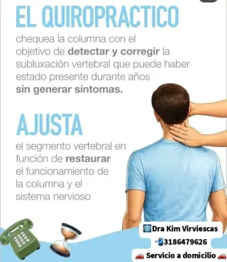Ajustes quiroprácticos a domicilio