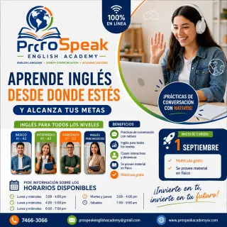 Aprende Inglés en Línea con ProProSpeak Academy