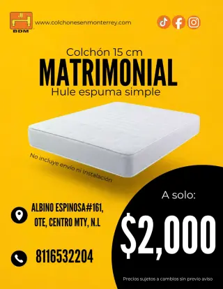 Atención Monterrey ¿Ya es momento de renovar tu colchón?