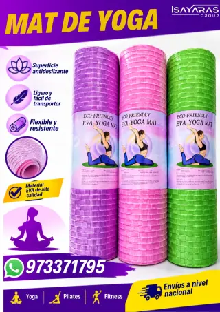 🧘‍♀️ MAT DE YOGA – COMODIDAD Y BIENESTAR- ISAYARAS GROUP