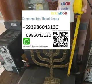 Servicio de venta de candelabros judíos de 7 velas en Guayaquil Ecuador