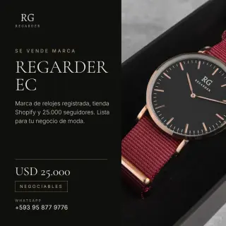 SE VENDE REGARDER EC | Marca registrada de relojes y ecommerce