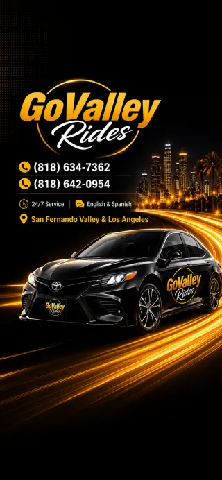 Taxi 24/7 en San Fernando Valley | Viajes a LAX