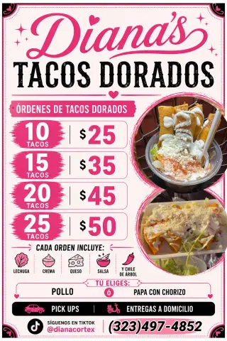 Tacos Dorados Paquetes Familiares