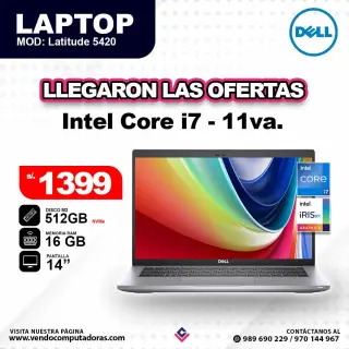 Laptop Core i7 - 11va- Latitude 5420 / DELL