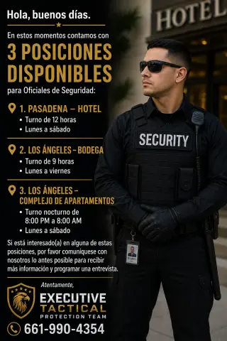 Security guard employment