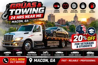 24/7 Towing Services in Macon, GA