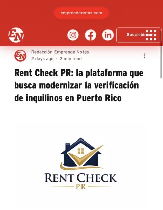 Servicios de Verificación de Alquiler