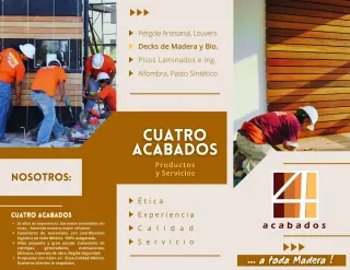 Pisos Laminados, Vinílicos, Alfombra, desde un Metro, de Cuatro Acabados, 4akva2