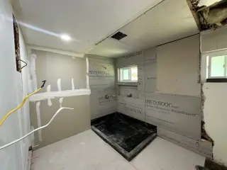 Remodeling bathroom
