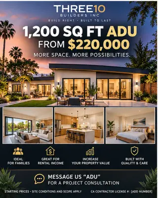 CONSTRUYE TU ADU DESDE $99,000