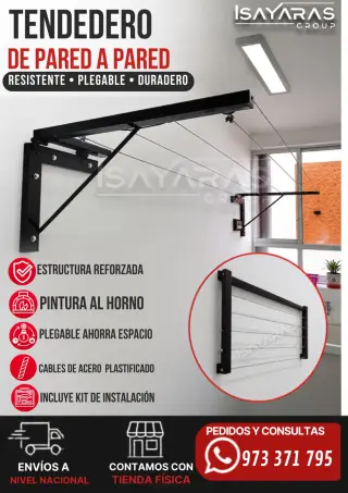 TENDEDERO ABATIBLE – PRÁCTICO Y RESISTENTE- ISAYARAS GROUP