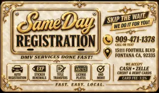 Servicios de Registro el Mismo Día
