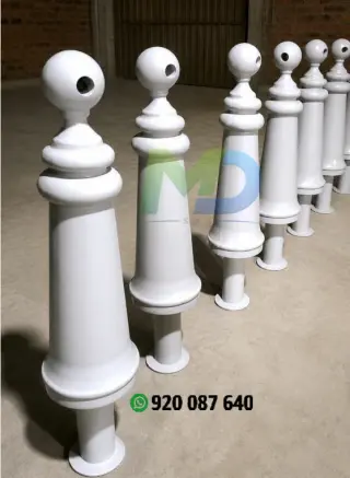 BOLARDOS METALICOS - FIERRO FUNDIDO - ACERO INOXIDABLE