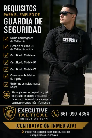 Buscas empleo de guardia