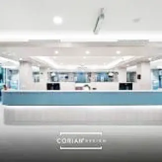 Corian en hospitales, centros de salud, consultorios dentales