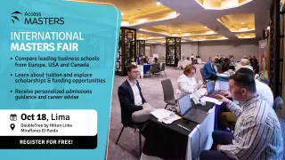 Discover the right Master's for your career at Access Masters Lima event