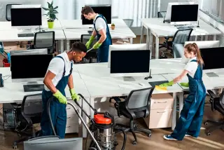 trabajo de limpieza