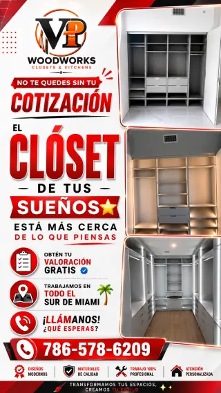 Servicios de Remodelación de Cocina y Closet Modernos