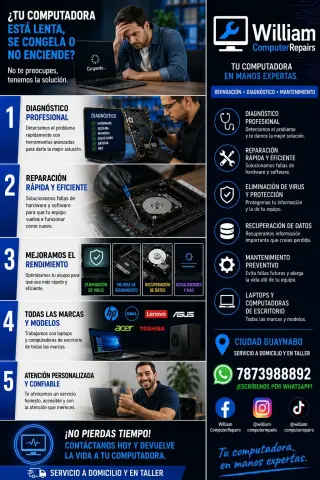 Técnicos de Programación y reparación de computadoras