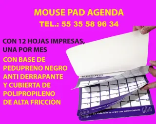 MOUSE PAD CALENDARIO A COLOR