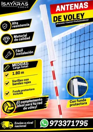 🏐 NET DE VÓLEY – RESISTENTE Y PROFESIONAL- ISAYARAS GROUP