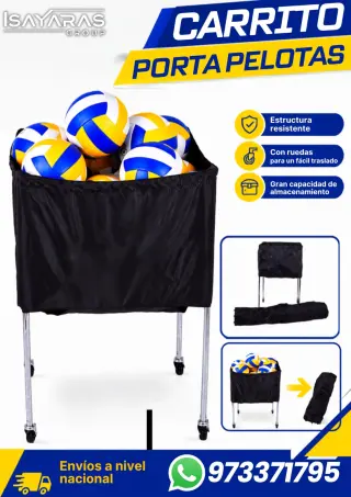 CARRITO PORTA PELOTAS MTD – ORDEN Y PRACTICIDAD- ISAYRAS GROUP