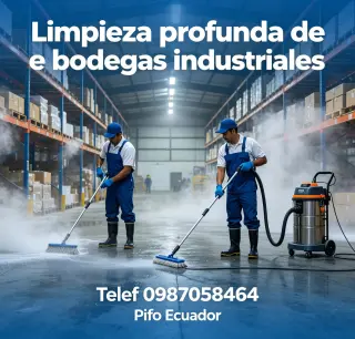 Limpieza de bodegas Sangolquí teléf 0987058464