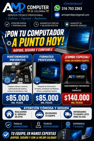 Mantenimientos Preventivos y Correctivos a Computadores e Impresoras