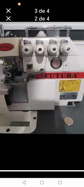 Máquina de Coser Industrial con Mesa