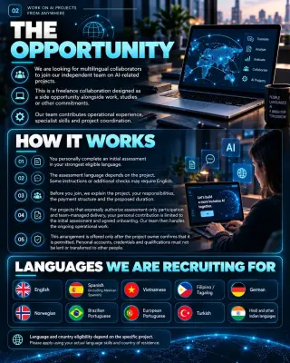 REMOTE MULTILINGUAL COLLABORATION Team-Managed AI Projects