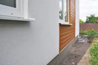 Stucco and windows