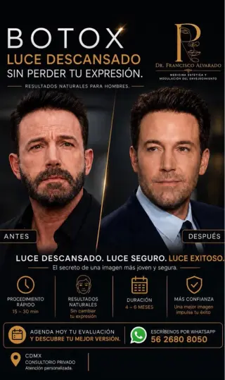 BOTOX, medicina estética / DR. FRANCISCO ALVARADO / ROMA SUR, CDMX