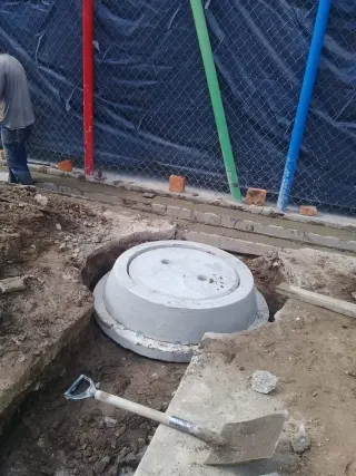 Pozos de absorción prefabricados para gestión de agua pluvial