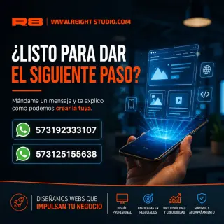 💻 PÁGINAS WEB PROFESIONALES DESDE $70.000 COP / www.reightstudio.com