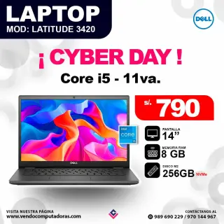 Laptop DELL Latitude 3420 core i5 - 11va.