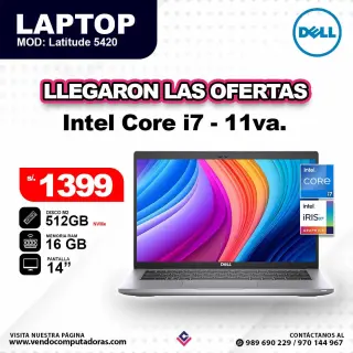 Laptop Core i7 - 11va- Latitude 5420 / DELL