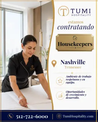 Empleos en HOTELES en Nashville, TN