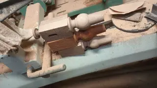 Torno y talla de madera